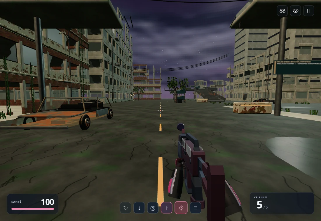 Sniper futuriste MK III et gants blindés dans le jeu