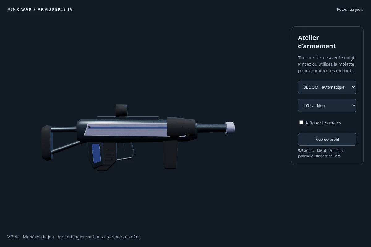 Les armes de LYLU